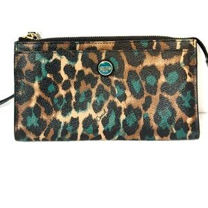 Coach leopard wallet